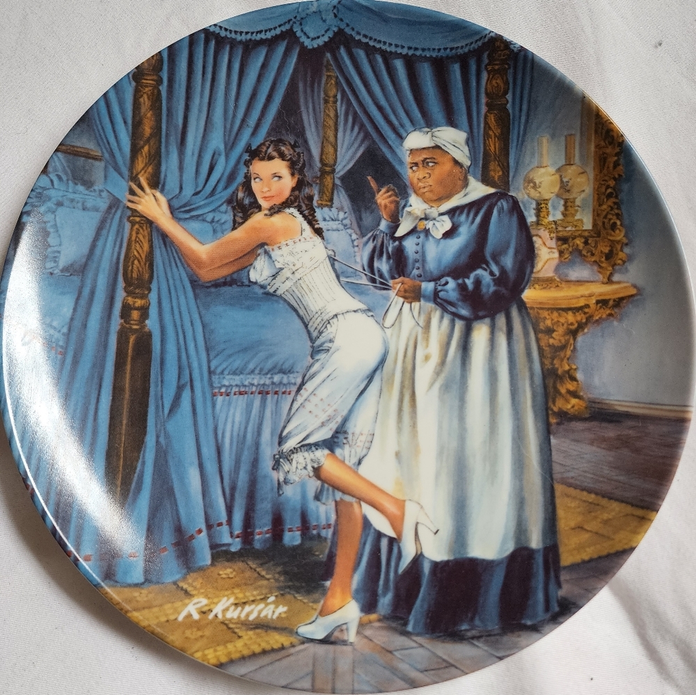 Set of 6 Gone with the Wind Collector's Plates - limited edition Raymond Kursor